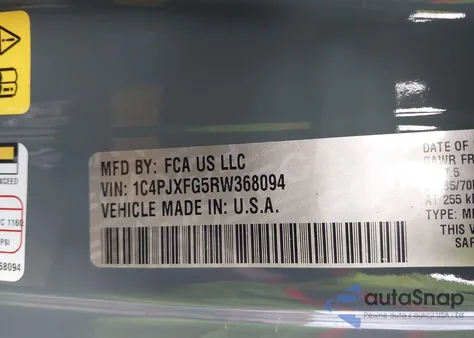 2024 Jeep Wrangler 4-Door Rubicon 4X4 из США, поврежденный, VIN 1C4PJXFG5RW368094